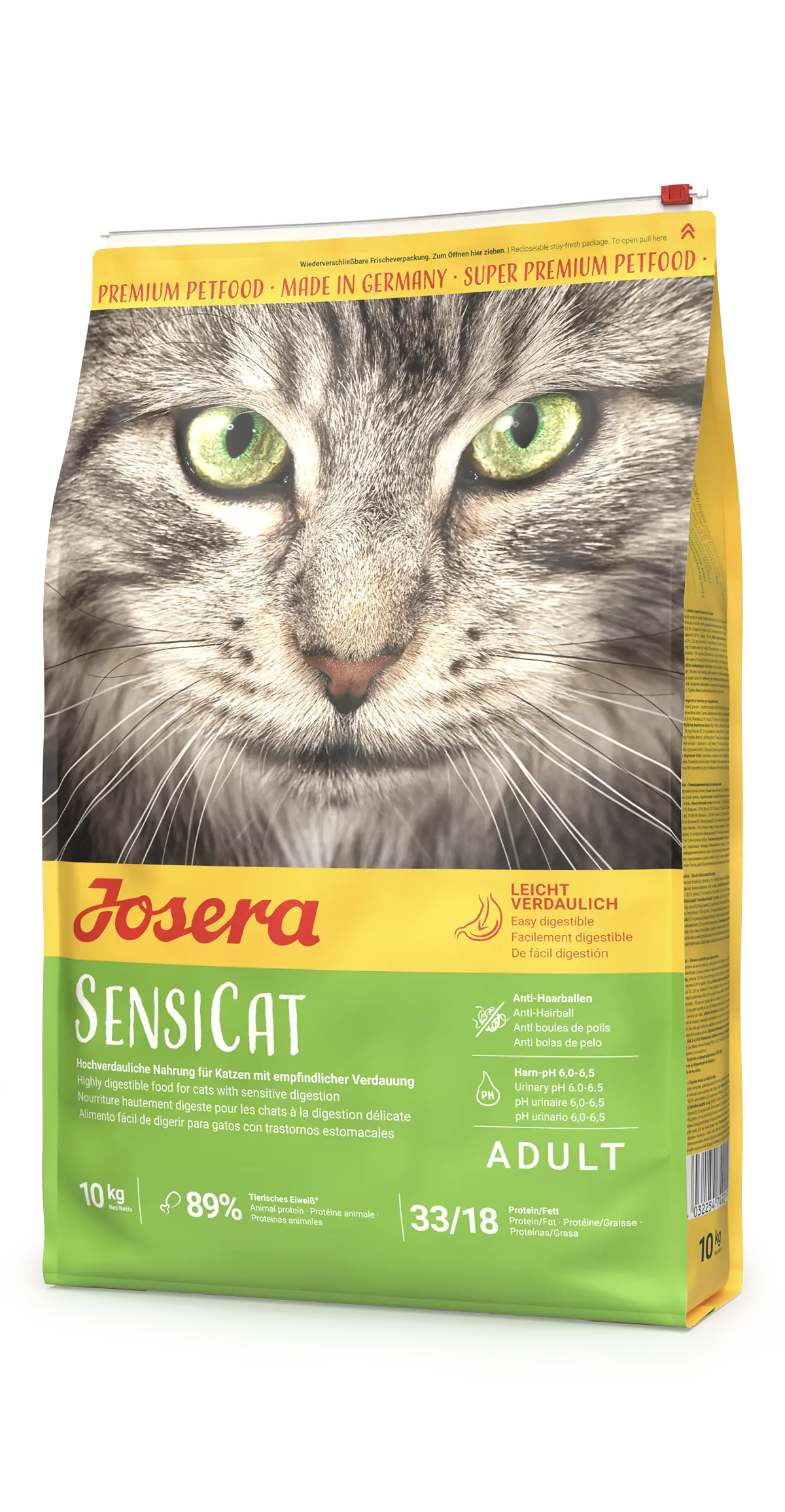 غذای خشک گربه سنسی کت جوسرا Josera SensiCat وزن 1 کیلوگرم